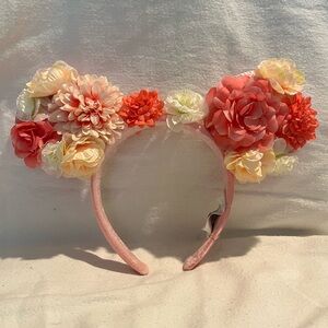 Floral Disney Ears! Flower & Garden Disney Mickey Mouse Ears Headband!